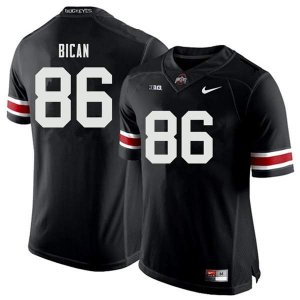 Men's Ohio State Buckeyes #86 Gage Bican Black Nike NCAA College Football Jersey Summer OIH3344PP